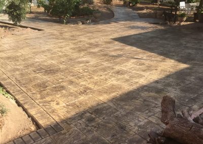 Impreso molde mares con desencofrante gris oscuro.