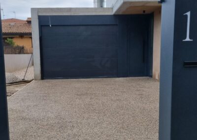 Árido lavado en vivienda particular.