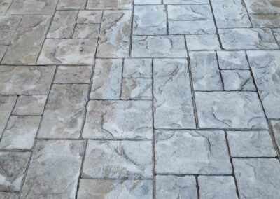 Pavimento impreso en molde silleria